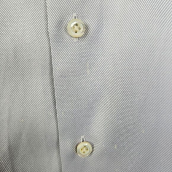 Emanuel Berg Mens Custom Long Sleeve Button Down Dress Shirt Size Large - Picture 8 of 8